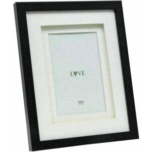 Deknudt S65KK2 Marco negro doble passe-partout 1 foto 30x40 cm