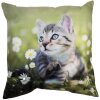 Clayre & Eef KT021.370 Funda de Cojín Verde Gris 45x45 cm Poliéster