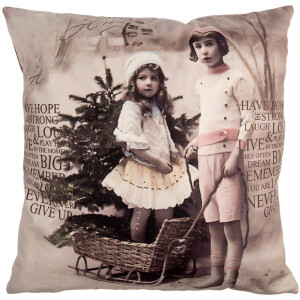 Clayre & Eef KT021.372 Funda de cojín 45x45 cm...
