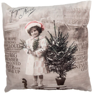 Clayre & Eef KT021.373 Funda de cojín 45x45 cm...