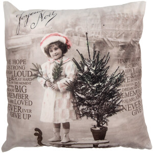 Clayre & Eef KT021.373 Funda de cojín 45x45 cm...