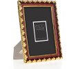 Portarretratos ZEP Perpiñán resina sintética rojo-oro 10x15 cm 13x18 cm con soporte