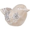 Clayre & Eef 6TE0541 Maceta Pájaro Beige Marrón 25x14x14 cm Estilo Campestre