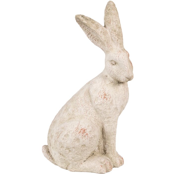Clayre & Eef 6TE0544 Decoración Conejo Beige 19x15x35 cm