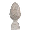 Clayre & Eef 6TE0545L Decoración Piña Piedra Gris Ø 17x39 cm