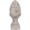 Clayre & Eef 6TE0545M Piedra piña decorativa Gris Ø 14x33 cm