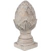 Clayre & Eef 6TE0545S Piña Decorativa Piedra Gris Ø 12x26 cm