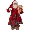 Clayre & Eef 65589 Papá Noel Decoración Rojo Blanco 16x10x27 cm