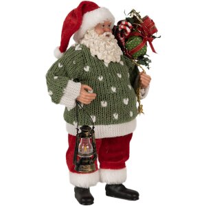 Clayre & Eef 65592 Papá Noel Figura Decorativa...