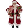 Clayre & Eef 65594 Decoración Navideña Papá Noel Rojo Blanco 16x10x27 cm