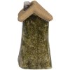 Clayre & Eef 6CE1779 Casa Decorativa Estilo Campestre Cerámica Verde Marrón Corazón 5x5x10 cm