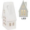 Clayre & Eef 6CE1794 Decoración Casa LED Porcelana Beige 9x6x15 cm