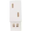 Clayre & Eef 6CE1794 Decoración Casa LED Porcelana Beige 9x6x15 cm