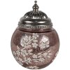 Clayre & Eef 6GL4595 Decoración LED Cristal Rosa Ø11x15cm Estilo Campestre 2xAAA