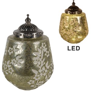 Clayre & Eef 6GL4596 Decoración LED Cristal...