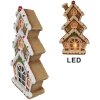 Clayre & Eef 6MG0051 Decoración Casa LED Marrón Blanco 24x11x41 cm 2xAAA