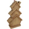 Clayre & Eef 6MG0051 Decoración Casa LED Marrón Blanco 24x11x41 cm 2xAAA