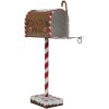 Clayre & Eef 6Y5629 Buzón Marrón 14x8x37 cm Decoración navideña estilo campestre
