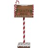 Clayre & Eef 6Y5629 Buzón Marrón 14x8x37 cm Decoración navideña estilo campestre
