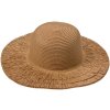 Juleeze JZHA0102CH sombrero marrón señoras sombrero de verano de ala ancha con flecos mirada