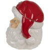 Clayre & Eef 6CE1847 Lata de Almacenaje Papá Noel Blanco Rojo 19x18x22 cm