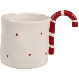 Clayre & Eef 6CEMU0153 Taza Cerámica Rojo...