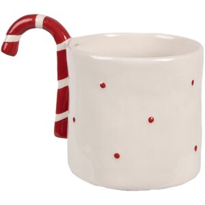 Clayre & Eef 6CEMU0153 Taza Cerámica Rojo...