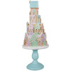 Clayre & Eef 5PR0136 Casa Decorativa Colores Pasteles Azul Rosa Ø 24x59 cm Poliresina