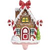 Clayre & Eef 6PR4258 Porta medias de Navidad casita de jengibre 13x11x18 cm
