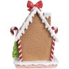 Clayre & Eef 6PR4258 Porta medias de Navidad casita de jengibre 13x11x18 cm