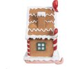 Clayre & Eef 6PR4258 Porta medias de Navidad casita de jengibre 13x11x18 cm