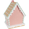 Clayre & Eef 6PR4263 Casa Decorativa Rosa 20x16x25 cm Poliresina Navidad