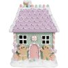 Clayre & Eef 6PR4267 Casa Decorativa Navidad Verde Rosa Morado 17x14x21 cm