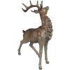 Clayre & Eef 6PR4294 Decoración Ciervo Marrón Dorado 33x16x42 cm