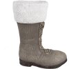 Clayre & Eef 6MG0047 Botas Decoración Navidad Gris 37x23x43 cm