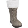 Clayre & Eef 6MG0047 Botas Decoración Navidad Gris 37x23x43 cm