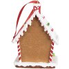 Clayre & Eef 6PR4255 Colgante Decoración Casa Marrón Blanco 7x5x9 cm