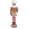 Clayre & Eef 6PR4256 Decoración Cascanueces Marrón Rosa 15x12x46 cm