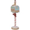 Clayre & Eef 6PR4265 Decoración navideña buzón Rosa 11x10x36 cm Poliresina