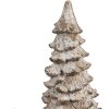 Clayre & Eef 6PR4289 Árbol decorativo Blanco Beige 9x9x18 cm Poliresina Estilo Campestre