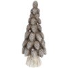 Clayre & Eef 6PR4298 Árbol decorativo marrón blanco Ø 7x19 cm Poliresina de estilo rústico