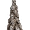 Clayre & Eef 6PR4298 Árbol decorativo marrón blanco Ø 7x19 cm Poliresina de estilo rústico