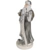Clayre & Eef 6PR4301 Papá Noel Figura Decorativa Plata 11x9x20 cm Poliresina