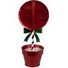 Clayre & Eef 6Y5626 Decoración Piruleta Rojo Blanco Metal 12x9x26 cm