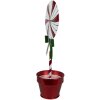 Clayre & Eef 6Y5627 Decoración Piruleta Metal Rojo 12x9x31 cm