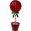 Clayre & Eef 6Y5627 Decoración Piruleta Metal Rojo 12x9x31 cm