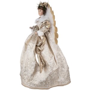 Clayre & Eef 50774 Ángel Decorativo Beige...