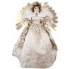 Clayre & Eef 50774 Ángel Decorativo Beige 60x40x86 cm Decoración Navideña