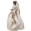 Clayre & Eef 50774 Ángel Decorativo Beige 60x40x86 cm Decoración Navideña