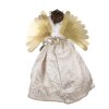 Clayre & Eef 50774 Ángel Decorativo Beige 60x40x86 cm Decoración Navideña